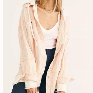 We The Free Women’s Calico Basin Plaid Hooded Shirt Jacket